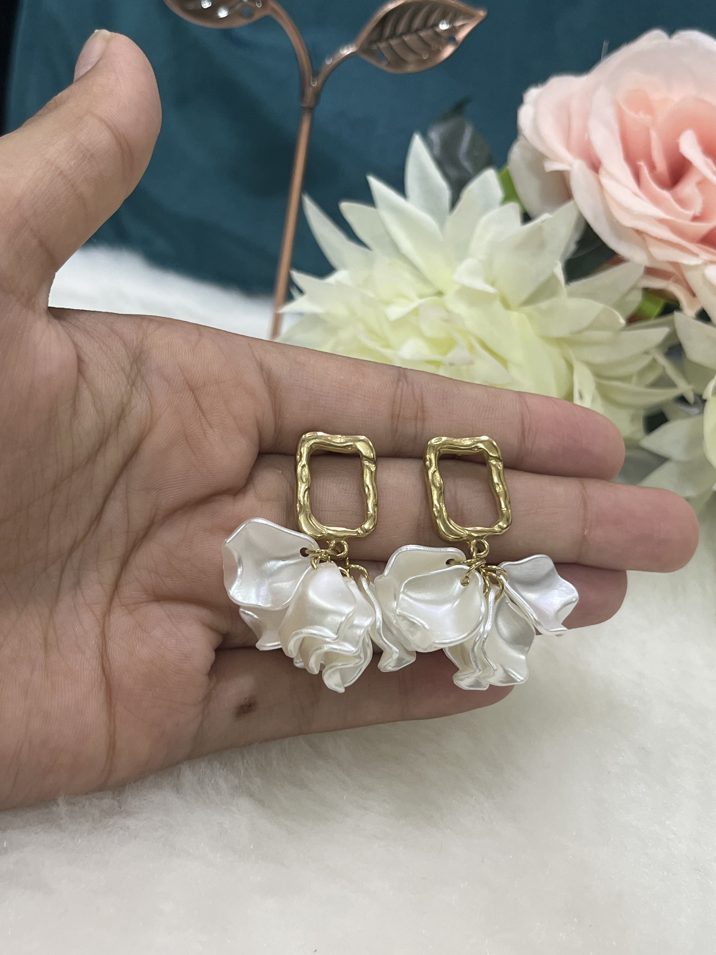 Flower Earring Anti Tarnish