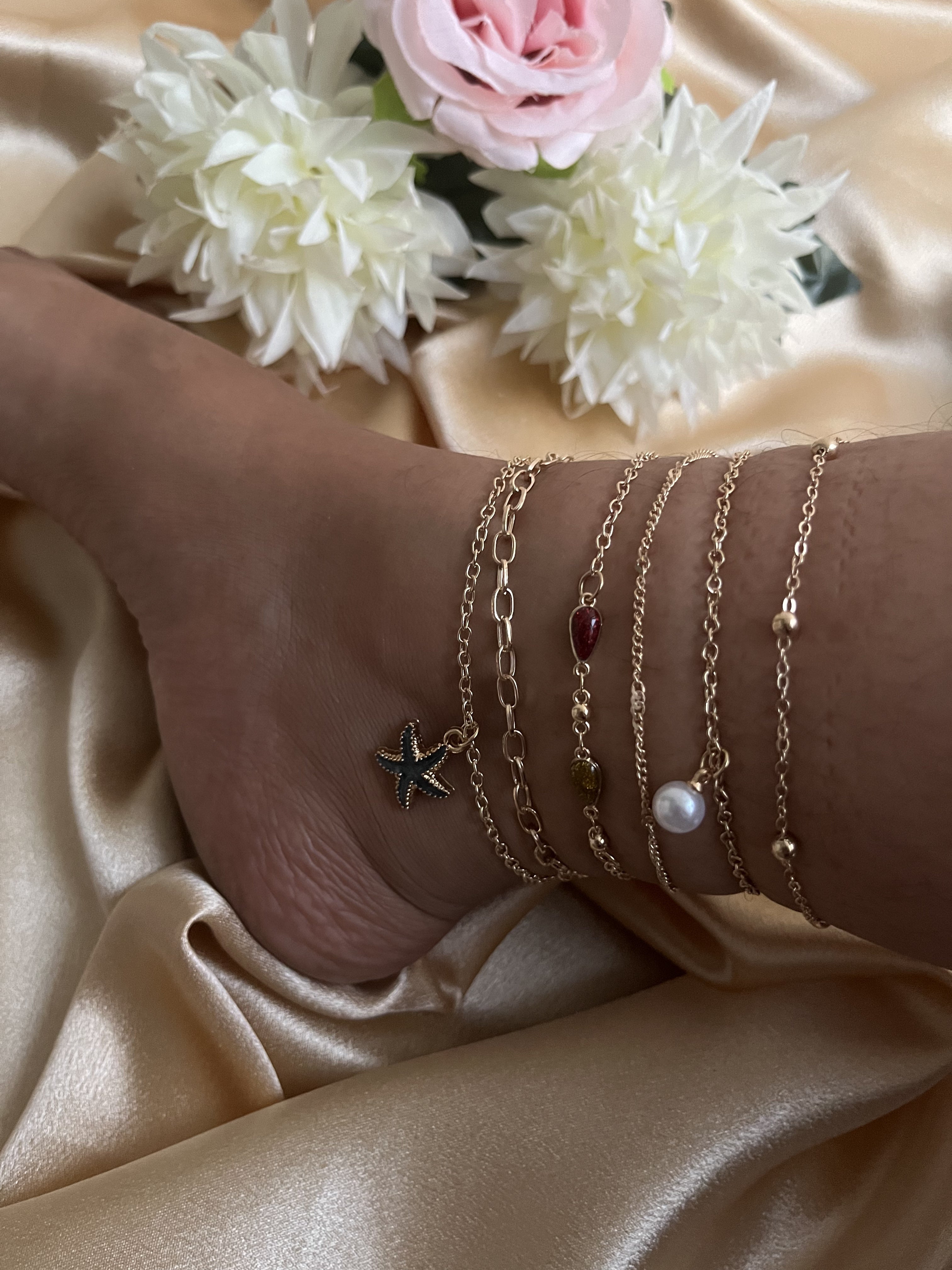 Star Set Anklet