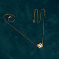 Dimond Pemdent Necklace Anti Tarnish