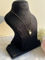 Silver Heart Pendent Necklace Anti Tarnish
