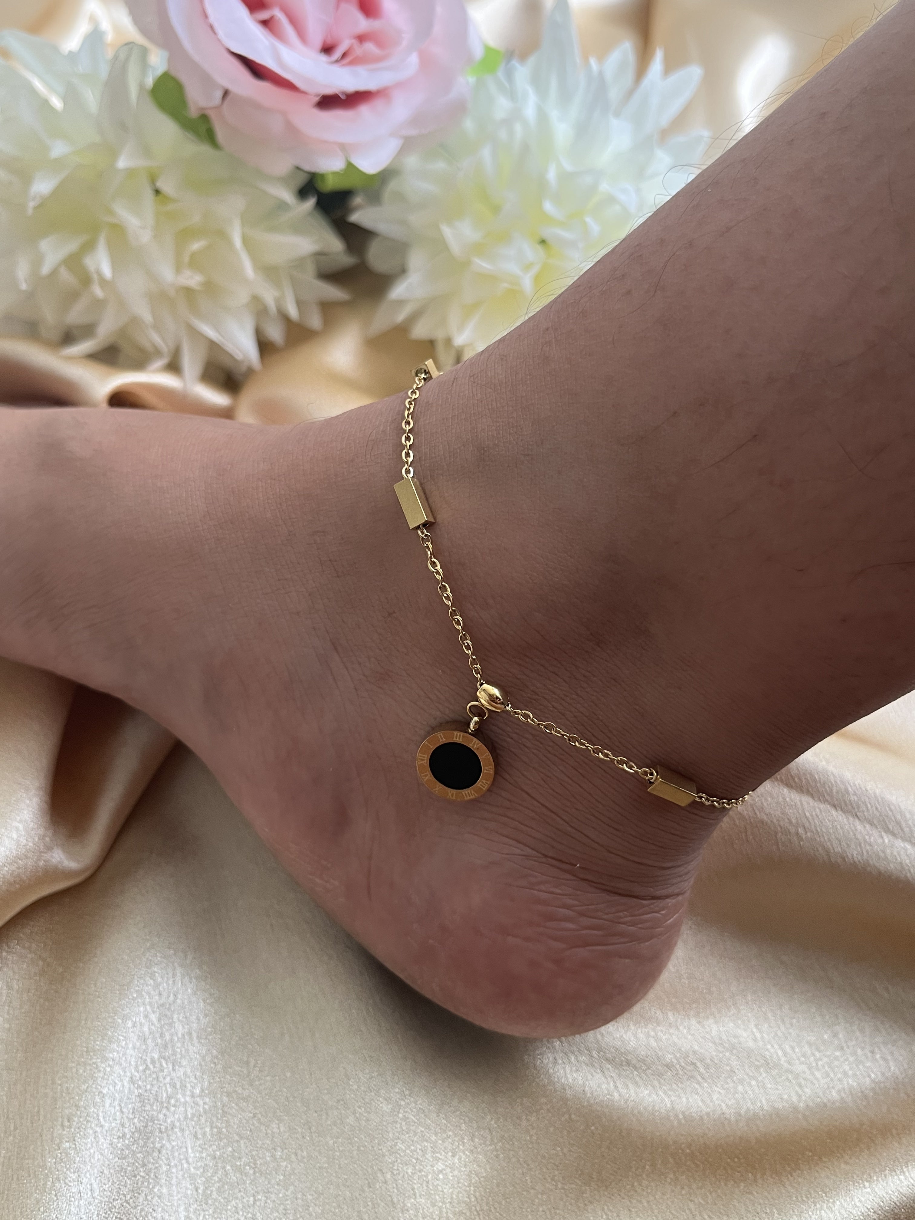 Black Ring Anklet
