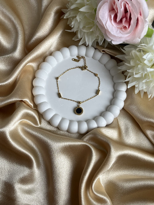 Black Ring Anklet