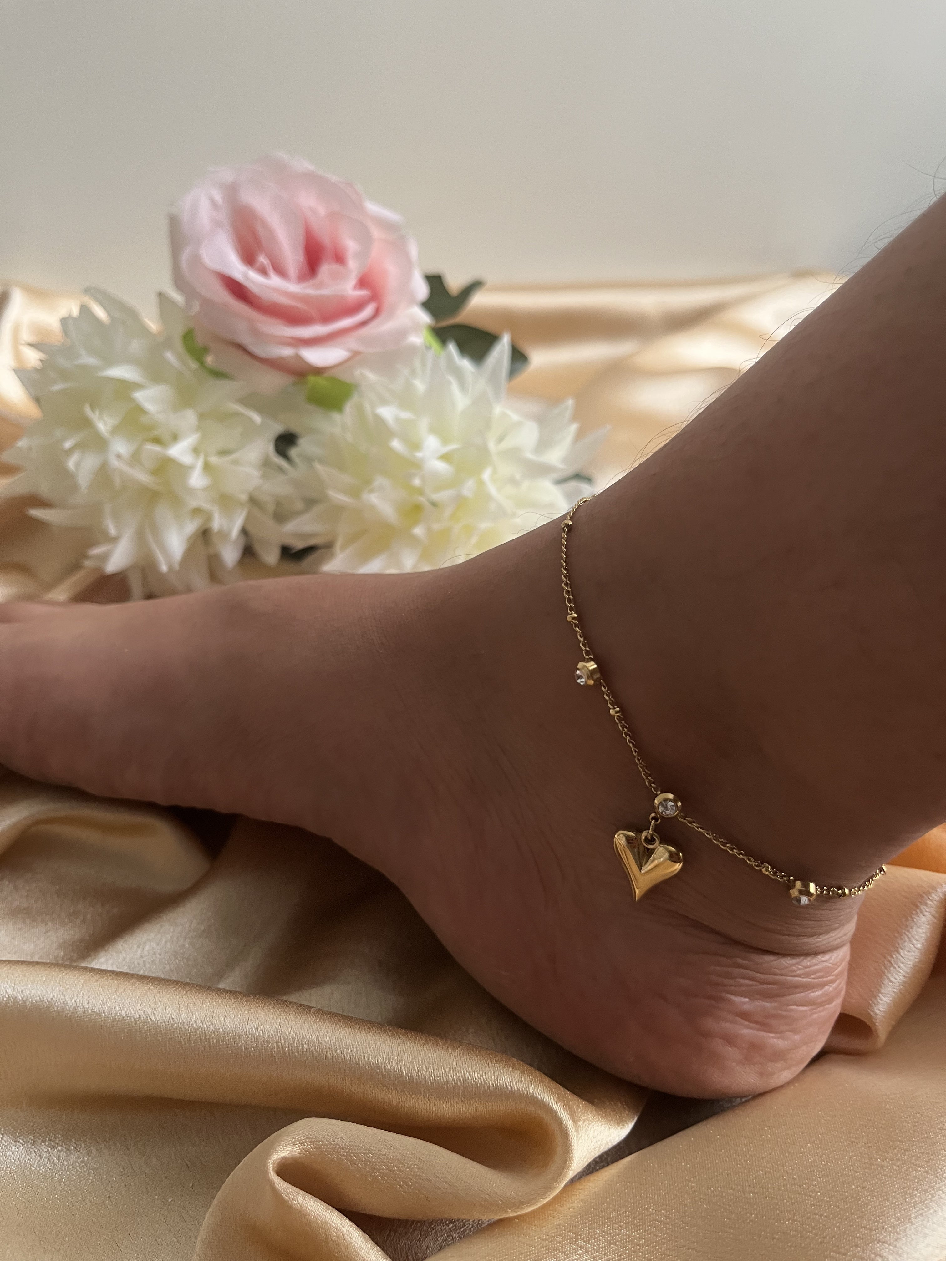 Heart Anklet