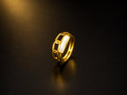 White + Chain Ring Anti Tarnish