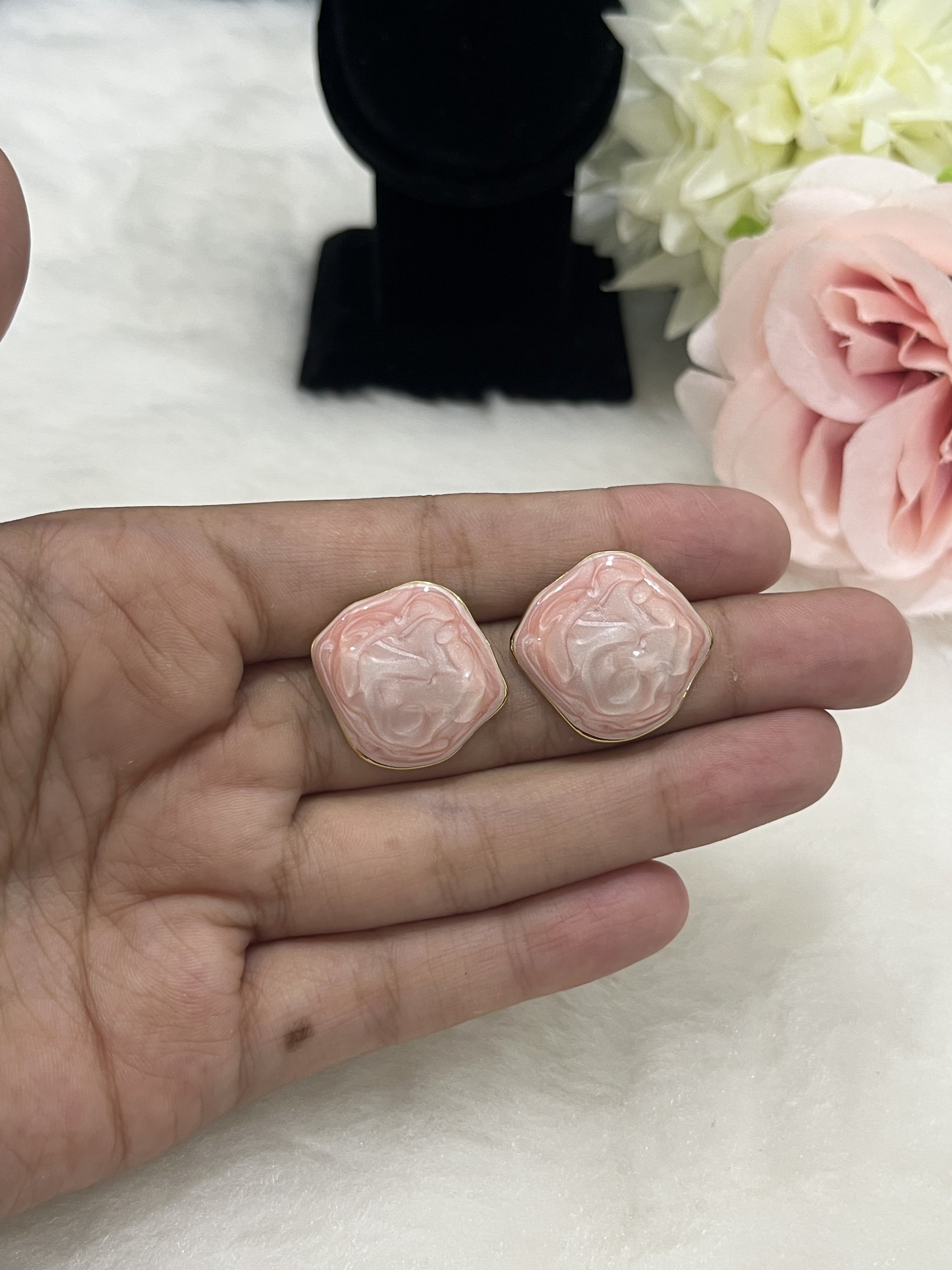 Blush Earring Anti Tarnish