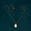 Moon Drop Pendent Necklace Anti Tarnish