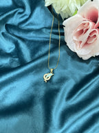 Dolphyn Pendent Necklace Anti Tarnish