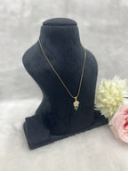 3D Flower Pendent Necklace Anti Tarnish