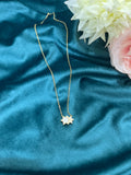 Double Star Pendent Necklace Anti Tarnish