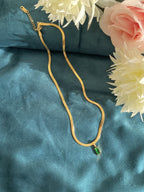 Snake Chain Pendent Necklace Anti Tarnish