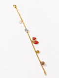 Strawberry Charms Bracelets Anti Tarnish