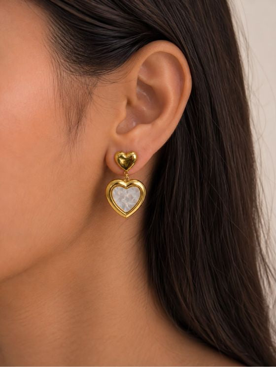 Heart Earring Anti Tarnish