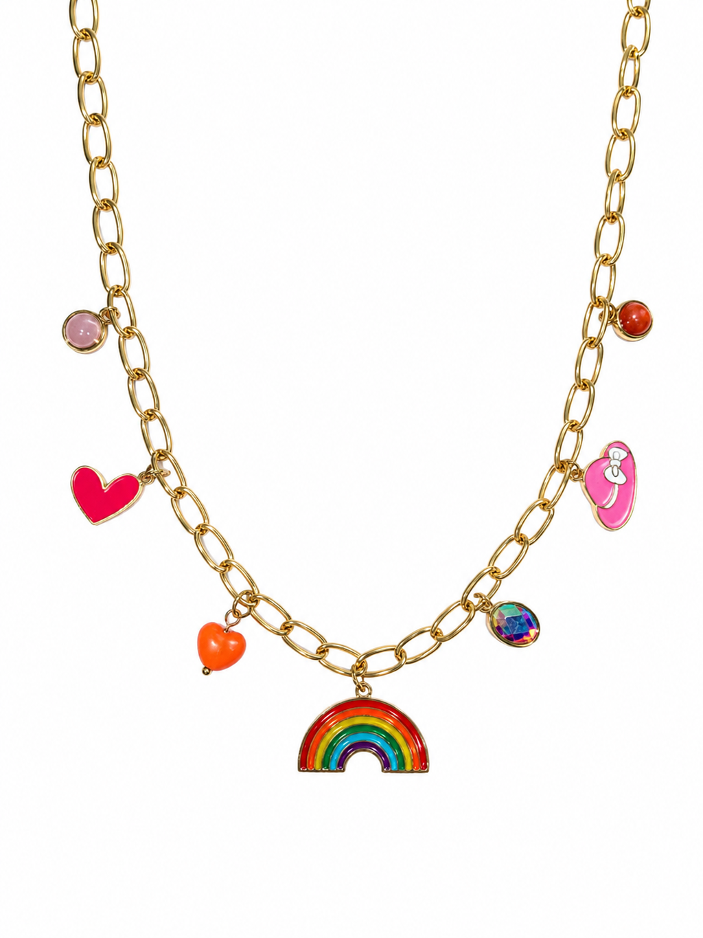 Rainbow Necklace Anti Tarnish