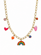 Rainbow Necklace Anti Tarnish