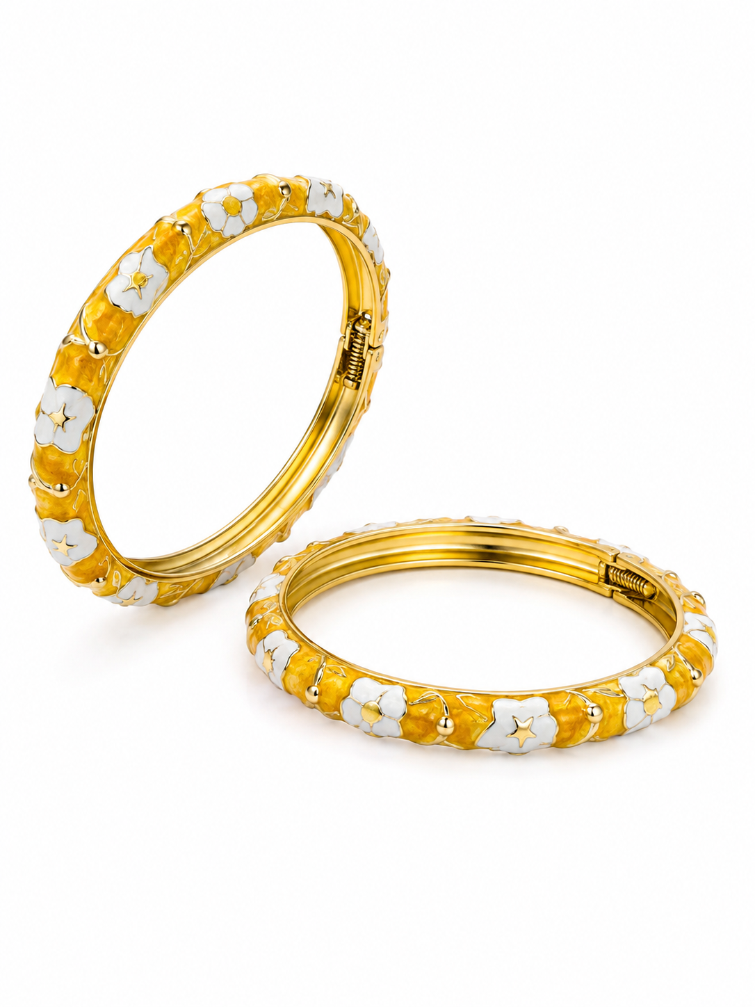 Yellow Meena Kari Kada