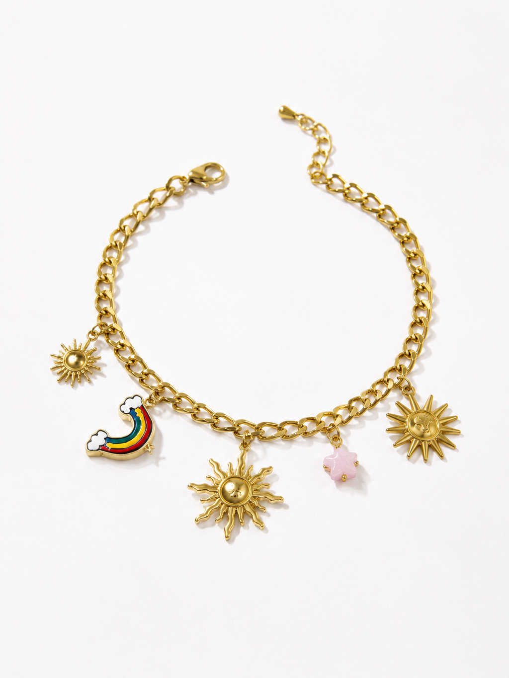 Rainbow Bracelet Anti Tarnish