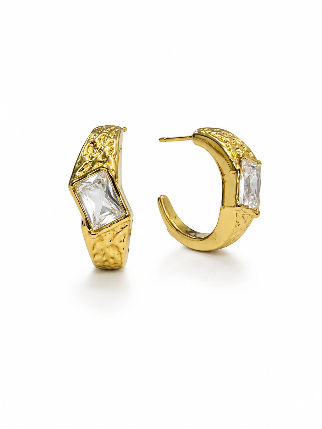 Golden Vintage Hoops Anti Tarnish