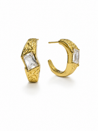 Golden Vintage Hoops Anti Tarnish