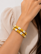 Yellow Meena Kari Kada