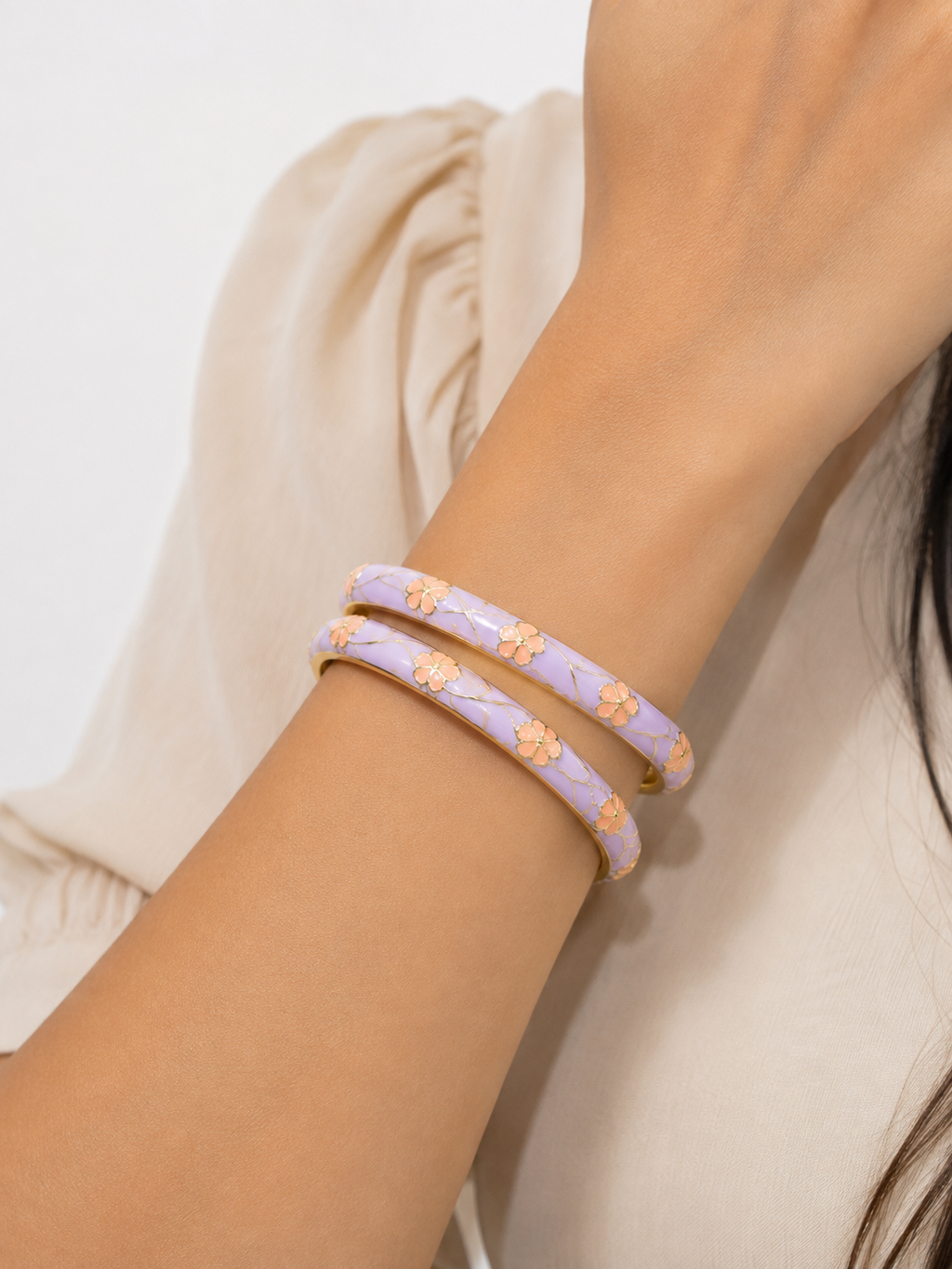 Light Purple Meena Kari Kada