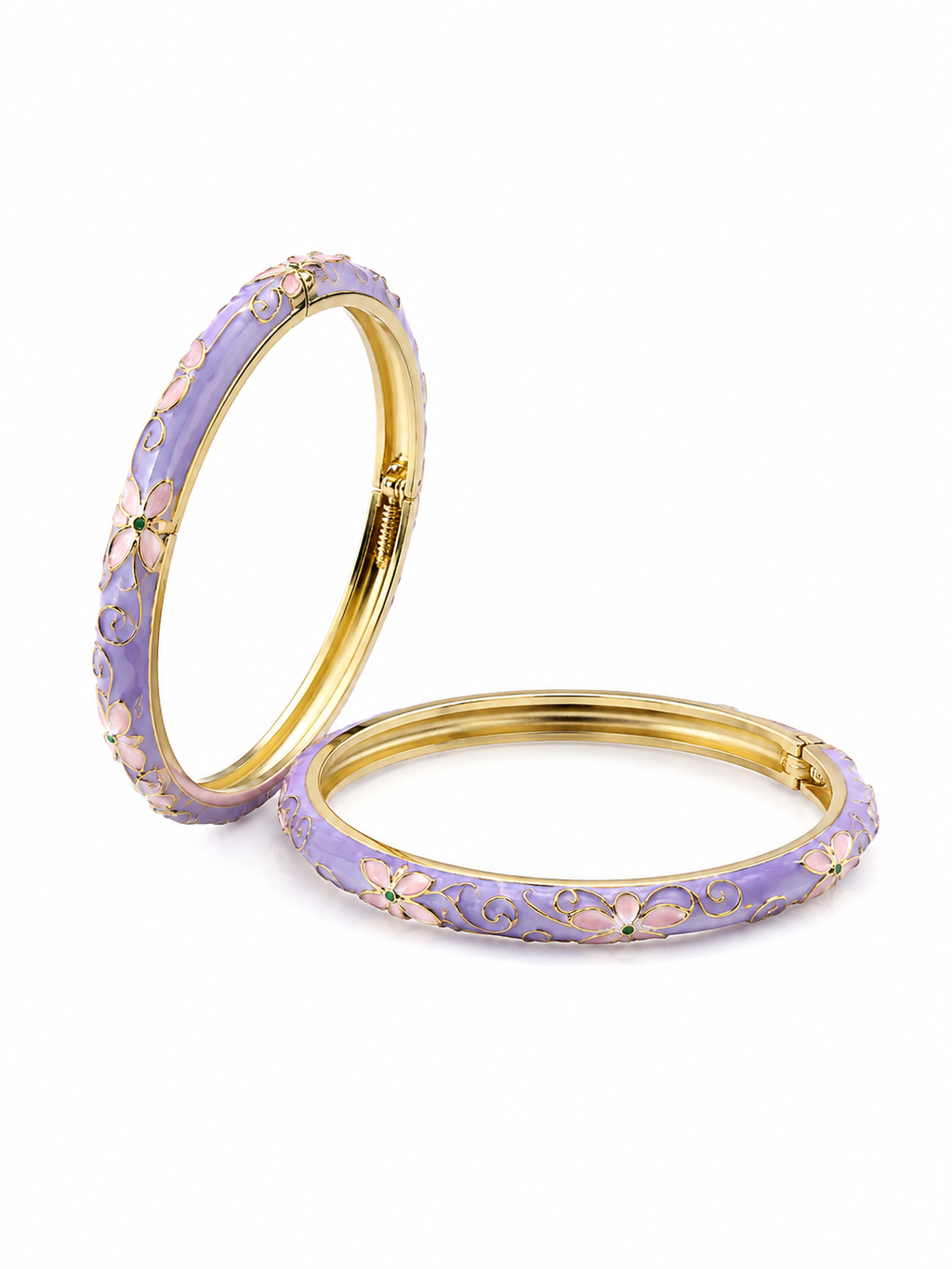 Dark Purple Meena Kari Kada