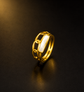 White+Chain Ring Anti Tarnish