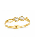 Heart Pearl Kada Anti Tarnish