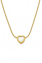 Heart Pearl Pendant Necklace