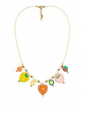 Colorful Fruit Charm Necklace