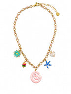 Colorful Charm Pendant Necklace