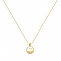 Tree of Life Circle Pendant Necklace