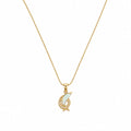 Dolphin Pendant Necklace | Anti Tarnish Gold Necklace for Women