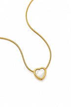 Heart Pearl Pendant Necklace