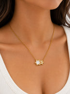 Double Star Pendant Necklace