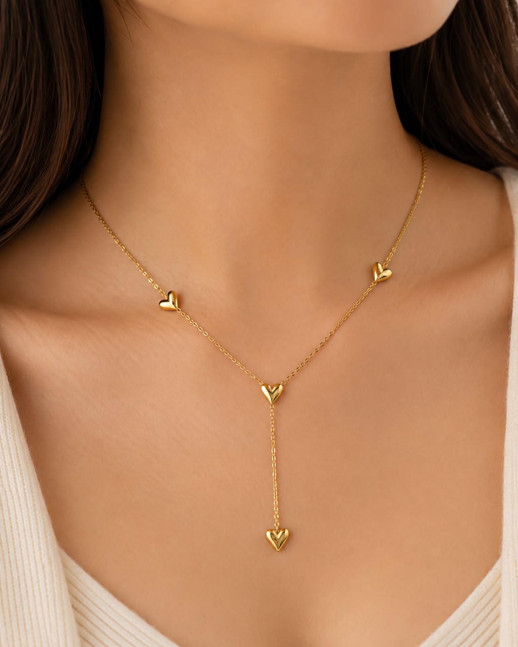Heart Y-Layer Necklace