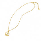Tree of Life Circle Pendant Necklace