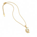 Dolphin Pendant Necklace | Anti Tarnish Gold Necklace for Women