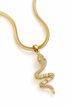 Snake Pendant Necklace – Anti Tarnish Gold Plated Necklace for Women